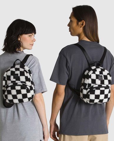  VANS - Balo unisex phom chữ nhật phối lông Black Sheep 