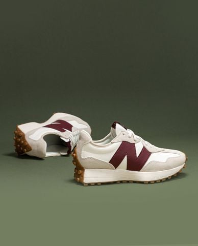  NEW BALANCE - Giày sneakers nữ cổ thấp 327 Moonbeam Classic 