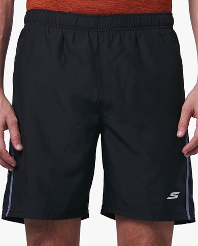  SKECHERS - Quần short tập luyện nam lưng thun thời trang 