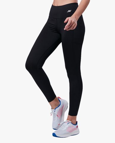  SKECHERS - Quần legging thể thao nữ phối logo thời trang 