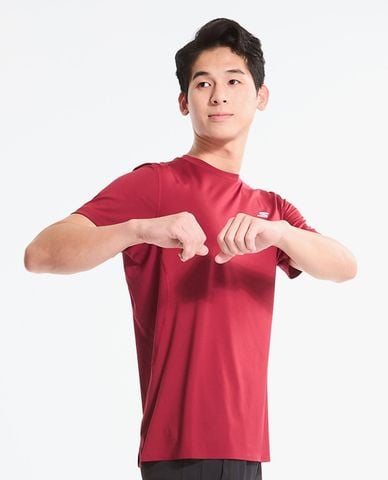  SKECHERS - Áo thun thể thao nam City Running Club 