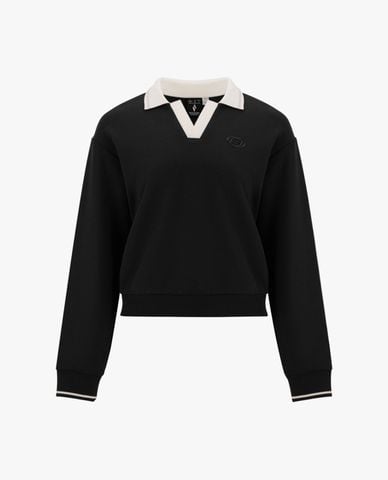  SKECHERS - Áo sweatshirt nữ cổ V tay dài Pullover 