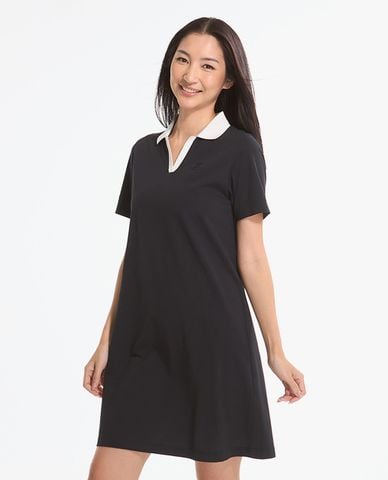  SKECHERS - Đầm polo mini cổ bẻ tay ngắn Trendy 