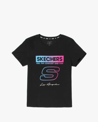  SKECHERS - Áo thun nữ tay ngắn năng động 