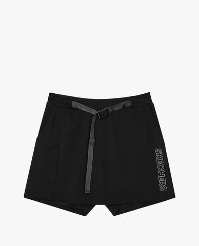  SKECHERS - Quần short tập luyện nữ lưng thun năng động 