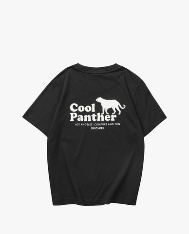  SKECHERS - Áo thun nữ ngắn tay phom suông hiện đại 