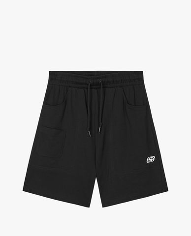  SKECHERS - Quần short tập luyện nữ lưng thun năng động 