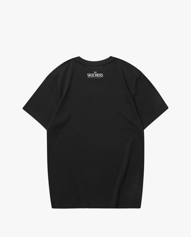  SKECHERS - Áo thun nữ ngắn tay phom suông hiện đại Love 