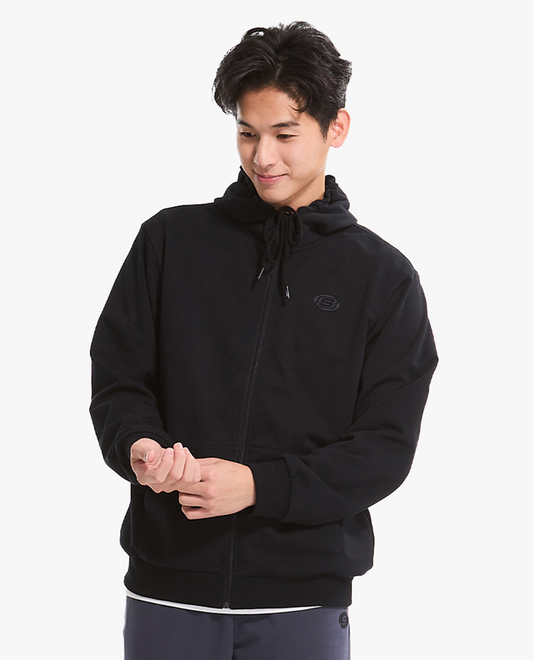 SKECHERS - Áo khoác thể thao nam phối logo