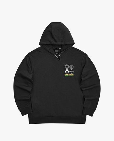  SKECHERS - Áo hoodie nam tay dài năng động 