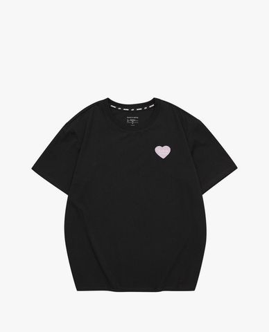  SKECHERS - Áo thun nữ ngắn tay phom suông hiện đại 