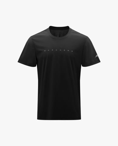  SKECHERS - Áo thun thể thao nam cổ tròn hiện đại 