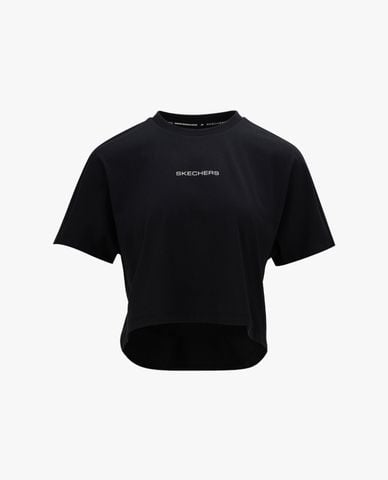  SKECHERS - Áo thun nữ cổ tròn tay ngắn Performance 