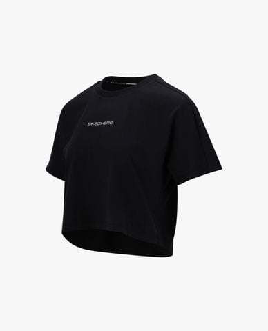  SKECHERS - Áo thun nữ cổ tròn tay ngắn Performance 