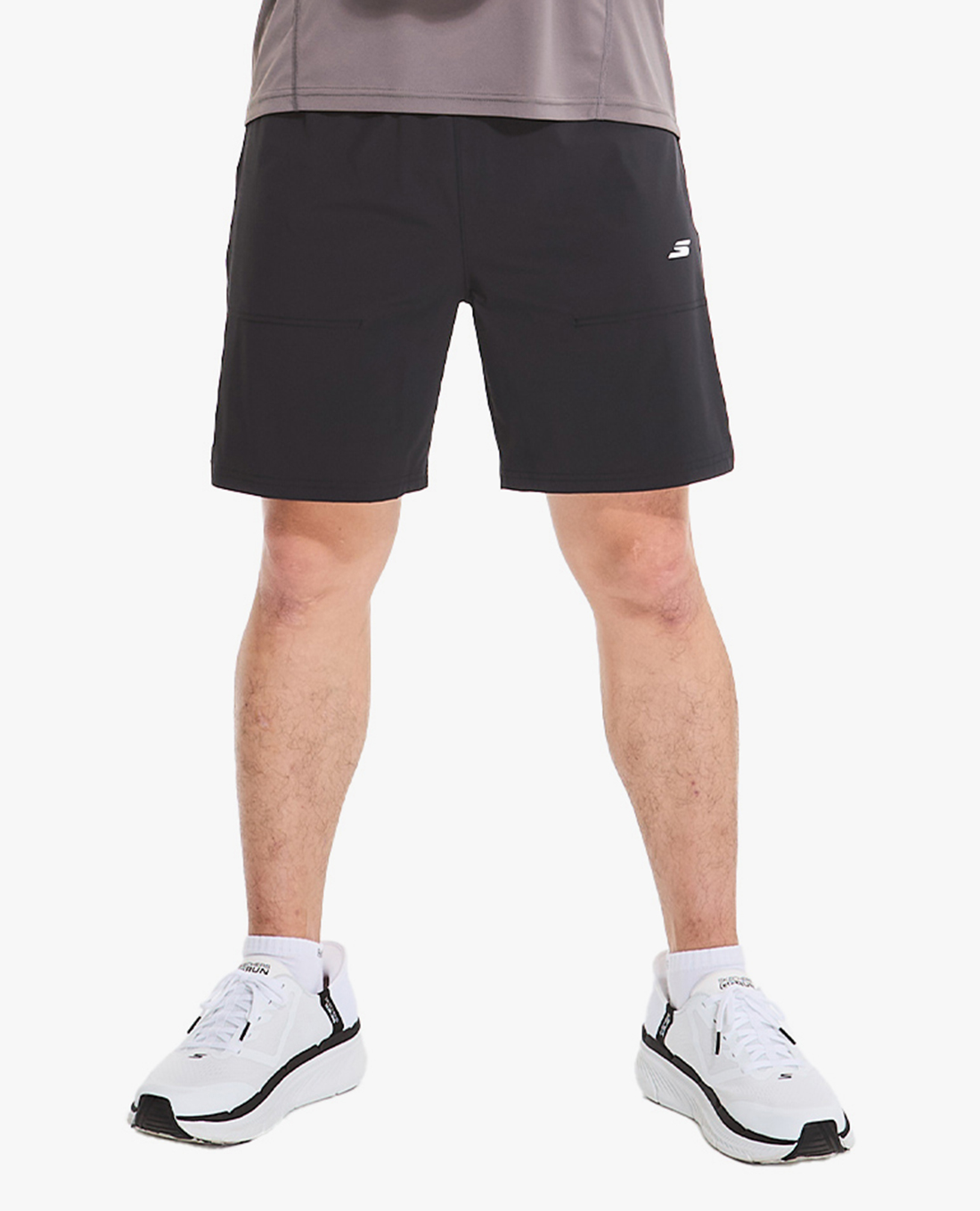 SKECHERS - Quần short tập luyện nam lưng thun