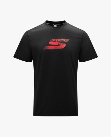  SKECHERS - Áo thun thể thao nam phối logo độc đáo 