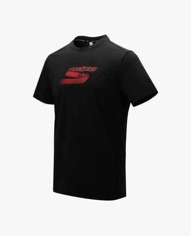  SKECHERS - Áo thun thể thao nam phối logo độc đáo 