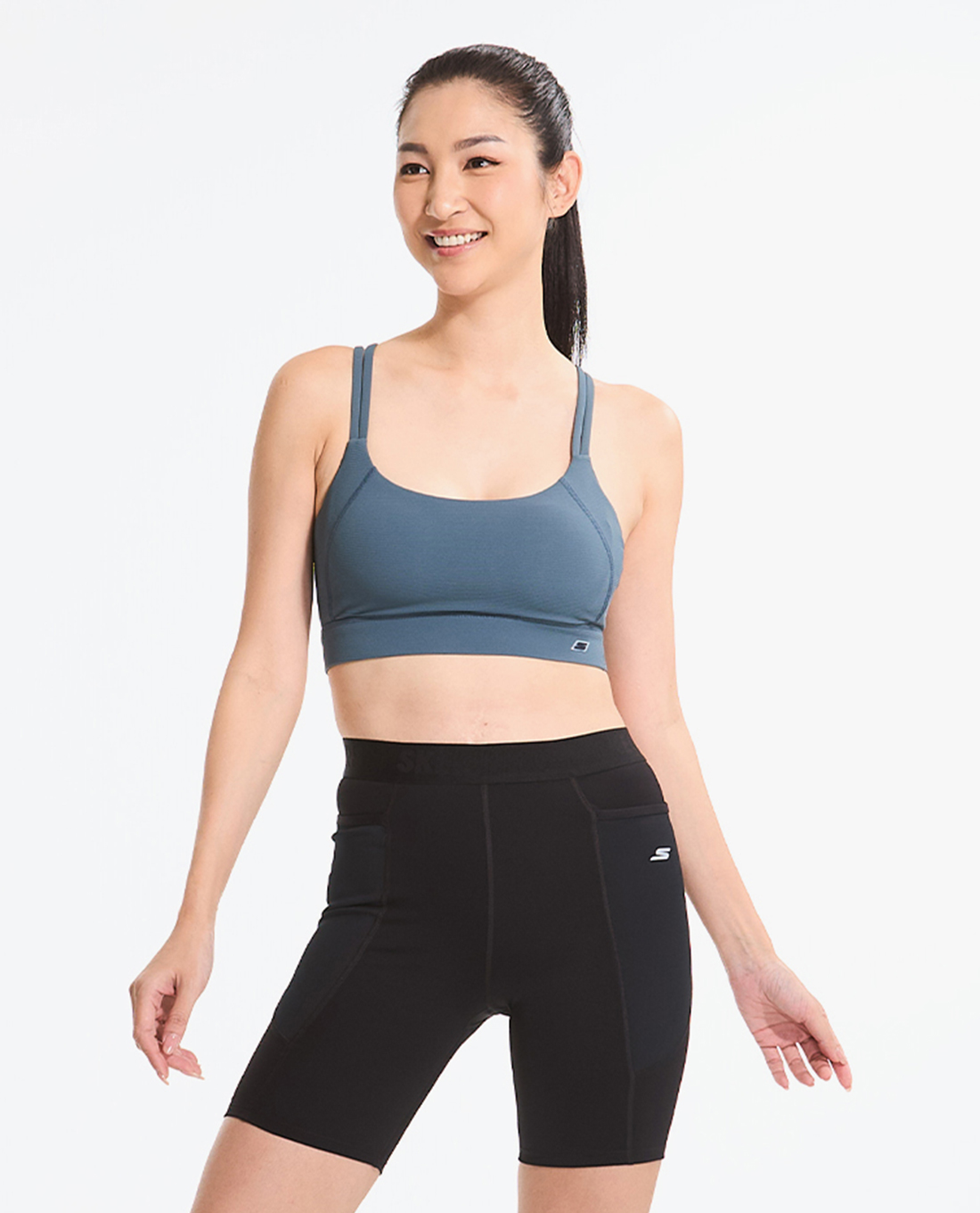 SKECHERS - Quần short leggings thể thao nữ City Running Club