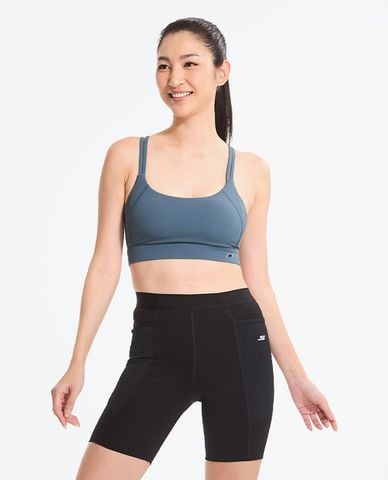  SKECHERS - Quần short leggings thể thao nữ City Running Club 