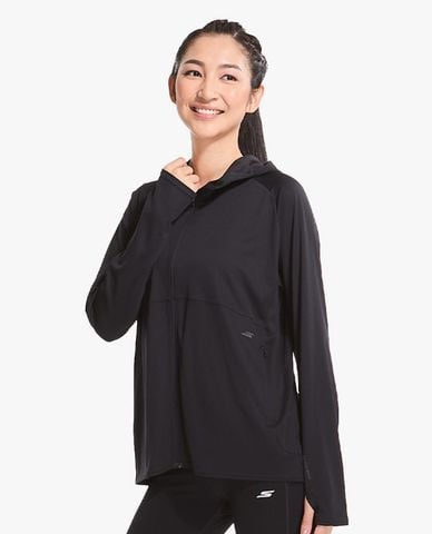  SKECHERS - Áo khoác thể thao nữ tay dài hiện đại 