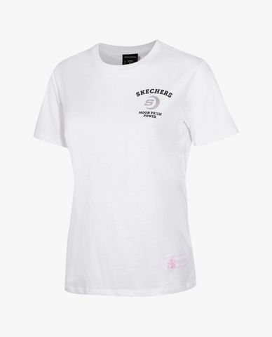  SKECHERS - Áo thun nữ tay ngắn năng động Sailor Moon 