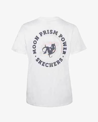  SKECHERS - Áo thun nữ tay ngắn năng động Sailor Moon 