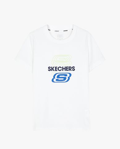  SKECHERS - Áo thun trẻ em tay ngắn năng động 