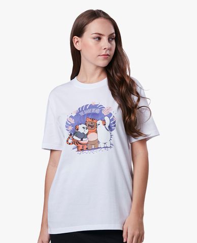  SKECHERS - Áo thun tay ngắn năng động We Bare Bears 