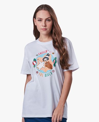  SKECHERS - Áo thun tay ngắn năng động We Bare Bears 