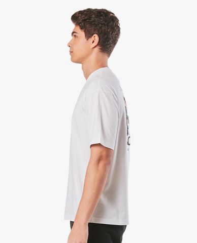  SKECHERS - Áo thun unisex ngắn tay phom suông Demon Slayer 