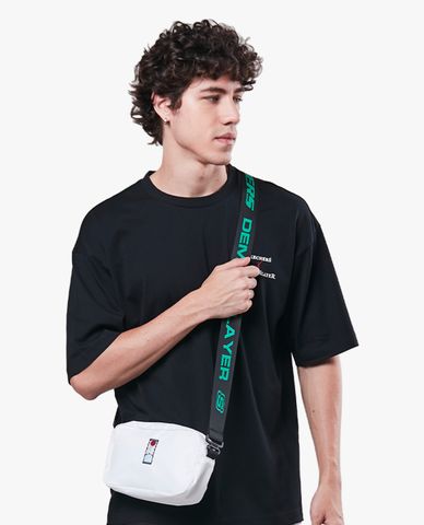  SKECHERS - Túi đeo chéo unisex phom chữ nhật Demon Slayer 