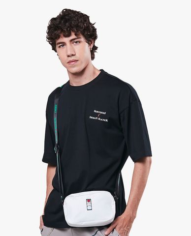  SKECHERS - Túi đeo chéo unisex phom chữ nhật Demon Slayer 