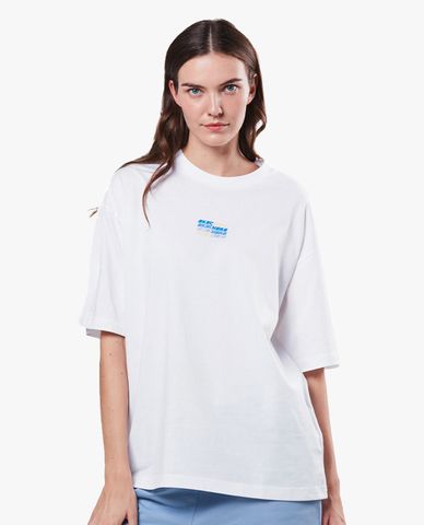  SKECHERS - Áo thun unisex ngắn tay phom suông Pokémon 