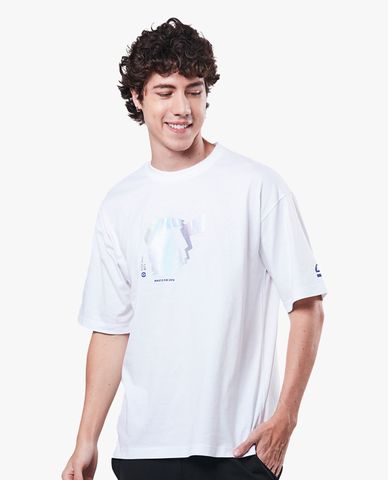  SKECHERS - Áo thun unisex ngắn tay phom suông Pokémon 