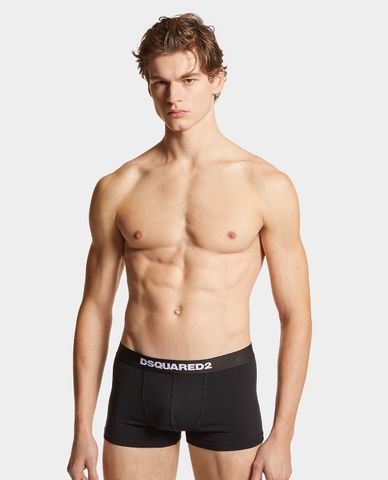  DSQUARED2 - Quần lót nam boxer phối logo thời trang 