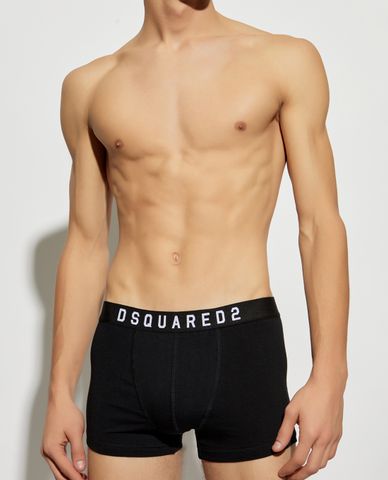  DSQUARED2 - Quần boxer nam phối logo thời trang 