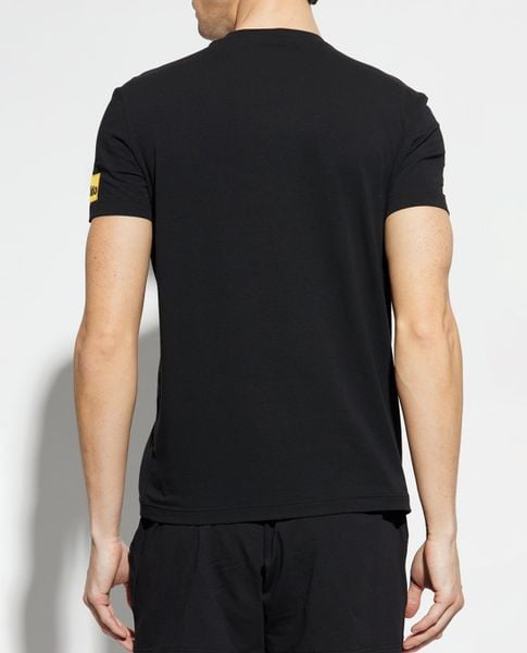  DSQUARED2 - Áo thun nam cổ tròn tay ngắn phối logo 