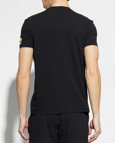  DSQUARED2 - Áo thun nam cổ tròn tay ngắn phối logo 