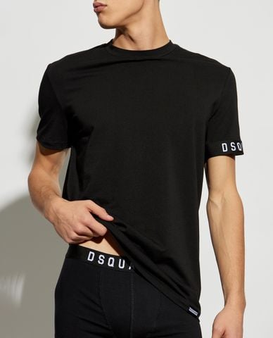  DSQUARED2 - Áo thun nam cổ tròn tay ngắn From The Underwear Line 