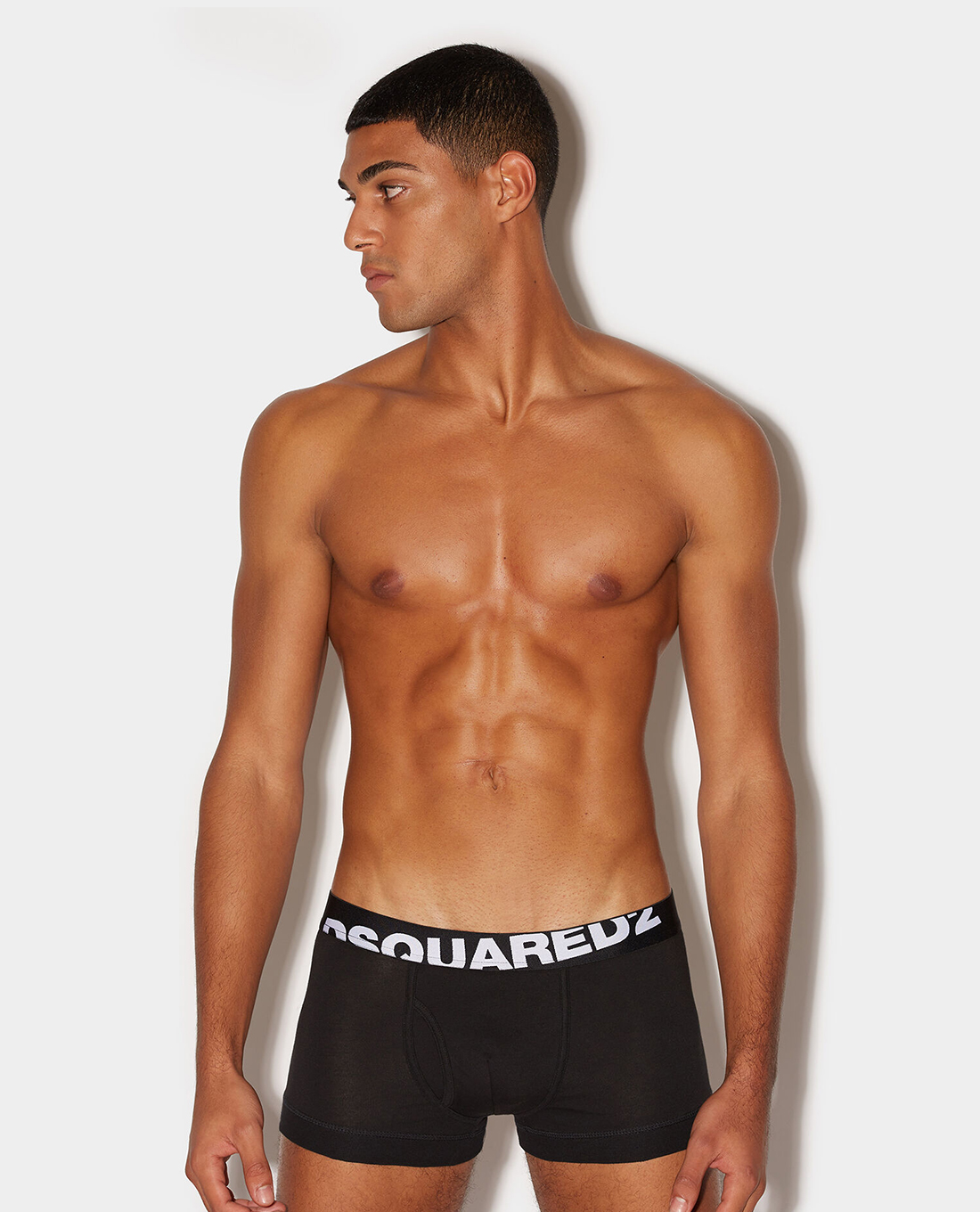 DSQUARED2 - Quần lót nam phom boxer phối logo Basic Trunk