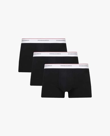  DSQUARED2 - Set 3 quần lót nam boxer phối logo 