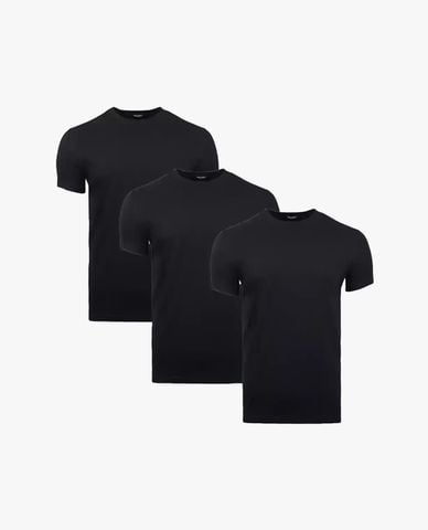  DSQUARED2 - Set 3 áo thun nam cổ tròn tay ngắn 