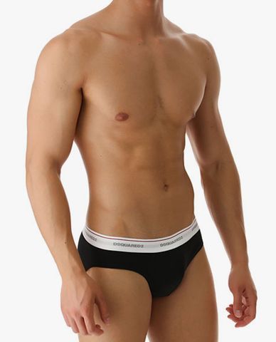  DSQUARED2 - Set 3 quần lót nam tam giác Jersey 