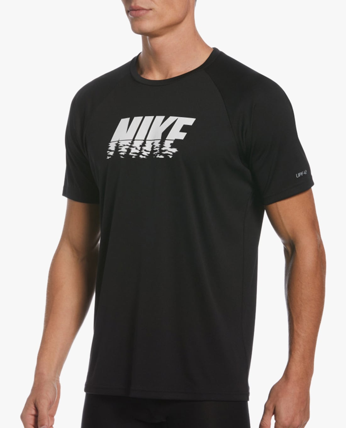 NIKE SWIM - Áo bơi nam cổ tròn tay ngắn Hydroguard