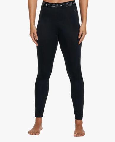  NIKE SWIM - Quần bơi nữ lưng thun phom legging Fusion Logo Tape 
