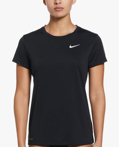  NIKE SWIM - Áo bơi nữ cổ tròn tay ngắn Hydroguard 