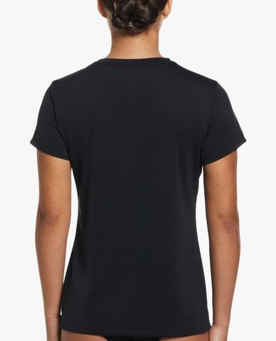  NIKE SWIM - Áo bơi nữ cổ tròn tay ngắn Hydroguard 