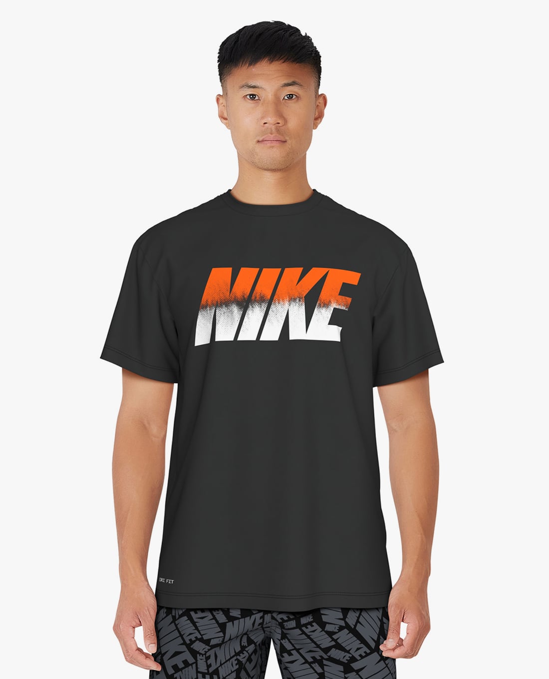 NIKE SWIM - Áo bơi nam cổ tròn tay ngắn Hydroguard