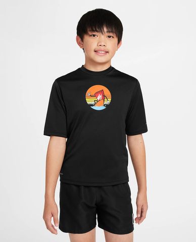  NIKE SWIM - Áo bơi bé trai cổ tròn tay ngắn Hydroguard 