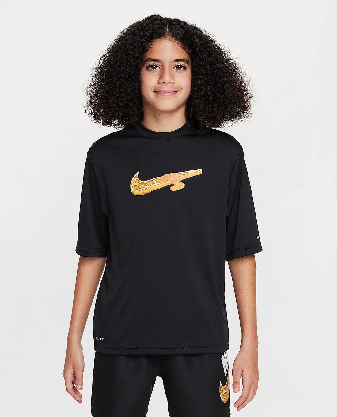 NIKE SWIM- Áo bơi bé trai cổ tròn tay ngắn Hydroguard